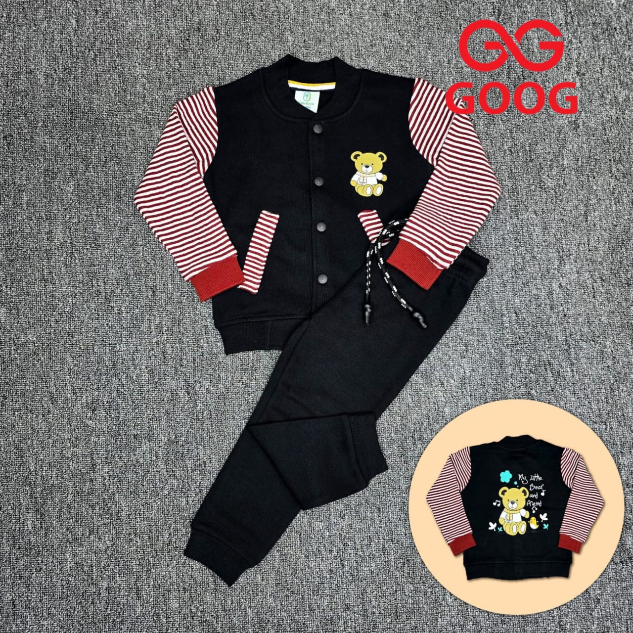 New Collection.
Kids sweatshirt .
Best quality products .
Stylish fashionable and comfortable.
Fabric : 220 GSM
Colours = 16
6 month to 36 month.