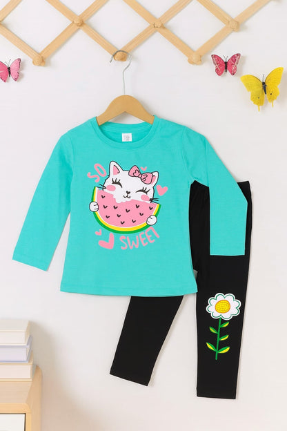 Girls T shirt and joggers