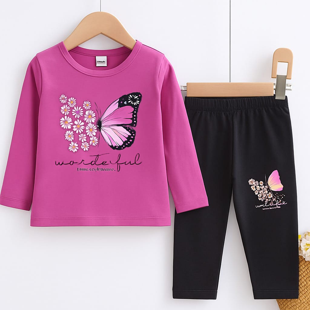 Boys & Girl's full sleeve set's.
Best quality products.
Stylish fashionable and comfortable. 
100 % cotton fabrics . 
100 % print guarantee. 
Fabric: single Jersey. 
Colours: 35 
Size: 1 to 8 years. 
10 pcs bundle.