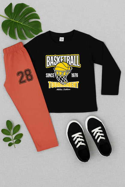 Boys & Girl's full sleeve set's.
Best quality products.
Stylish fashionable and comfortable. 
100 % cotton fabrics . 
100 % print guarantee. 
Fabric: single Jersey. 
Colours: 35 
Size: 1 to 8 years. 
10 pcs bundle.