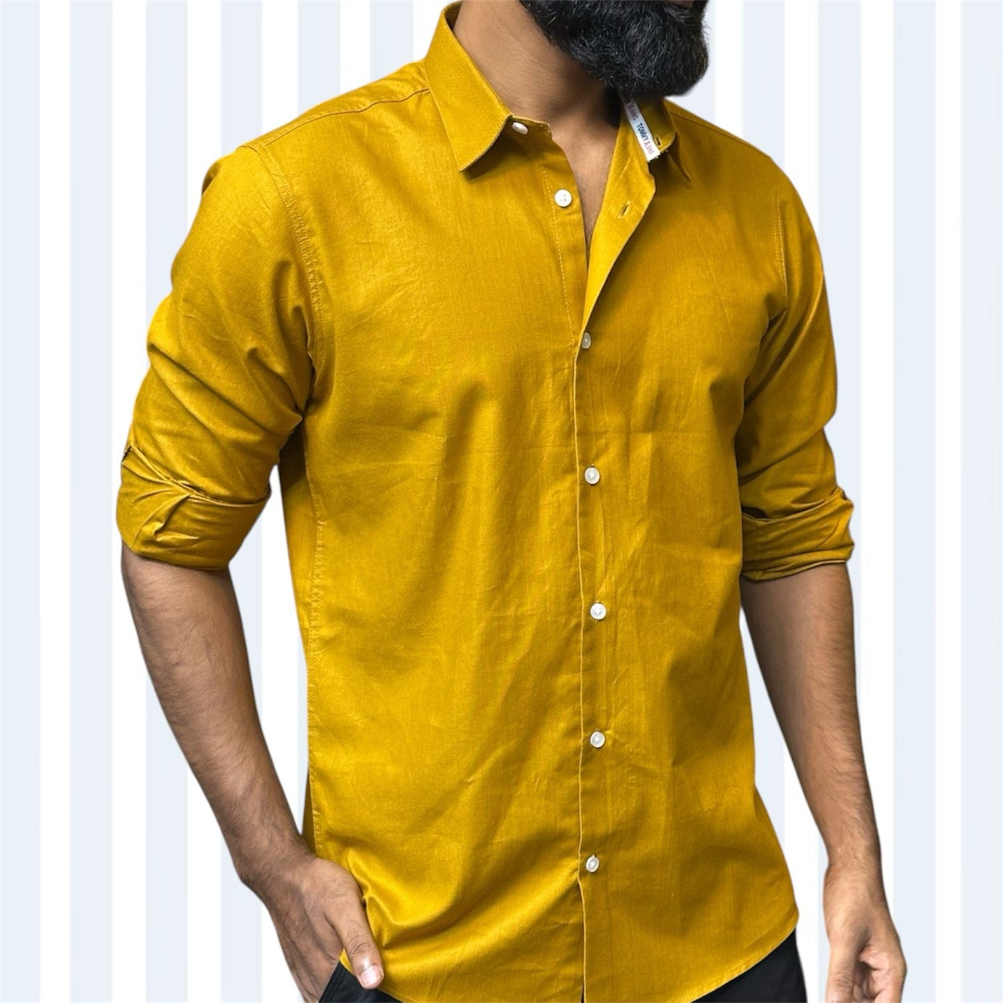 The Vibrant Essential Solid Shirt Collection
Elevate your wardrobe with our collection of Essential Solid Long-Sleeve Shirts. Designed for versatile wear, these shirts offer a sharp, modern fit and are crafted from a comfortable, lightly textured fabric t