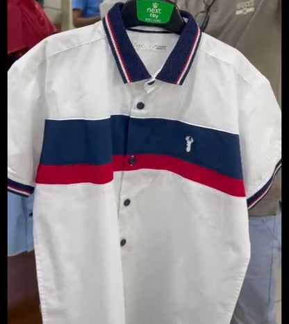 New  Collection. 
Boys   Shirt. .
Best  quality products. 
Stylish fashionable and comfortable. 
Colours  : 25 
Size  : 2 to 12 years.