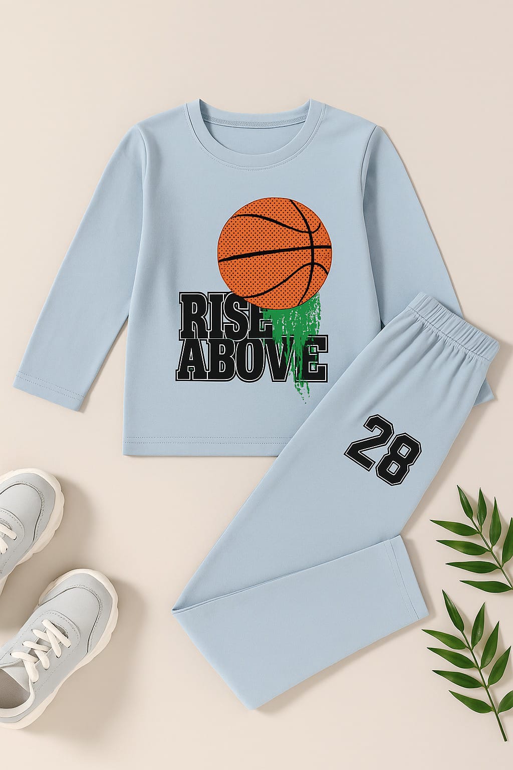 Boys & Girl's full sleeve set's.
Best quality products.
Stylish fashionable and comfortable. 
100 % cotton fabrics . 
100 % print guarantee. 
Fabric: single Jersey. 
Colours: 35 
Size: 1 to 8 years. 
10 pcs bundle.