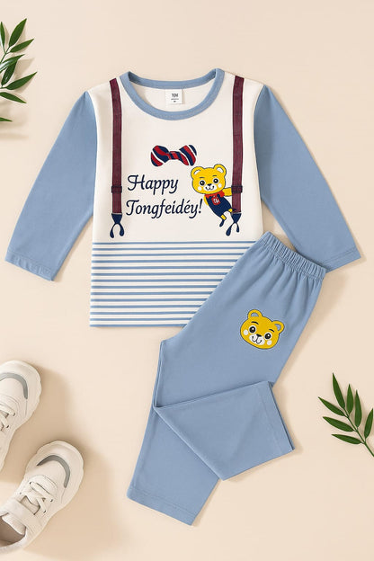 Boys & Girl's full sleeve set's.
Best quality products.
Stylish fashionable and comfortable. 
100 % cotton fabrics . 
100 % print guarantee. 
Fabric: single Jersey. 
Colours: 35 
Size: 1 to 8 years. 
10 pcs bundle.