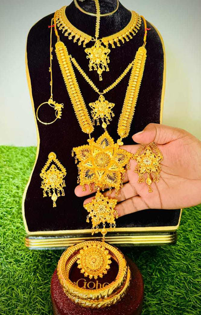 24k Dubai Gold Plated Jewelry good quality regular And party  used for women jewelry